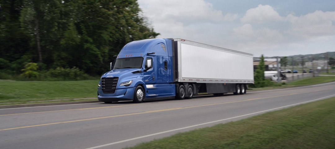 EMD trucks on highway